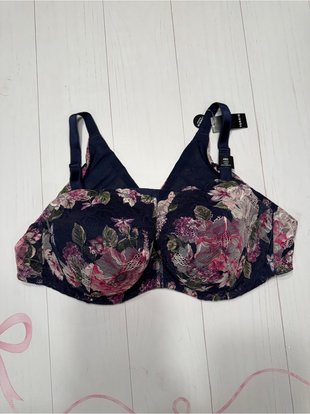 NWT Torrid Balconette Lightly Lined Bra 46C